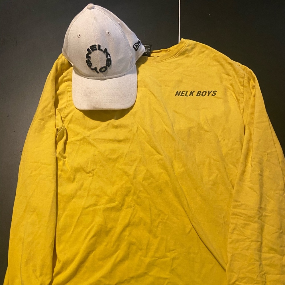 Nelk boys long sleeve and Nelk Boys Hat.
